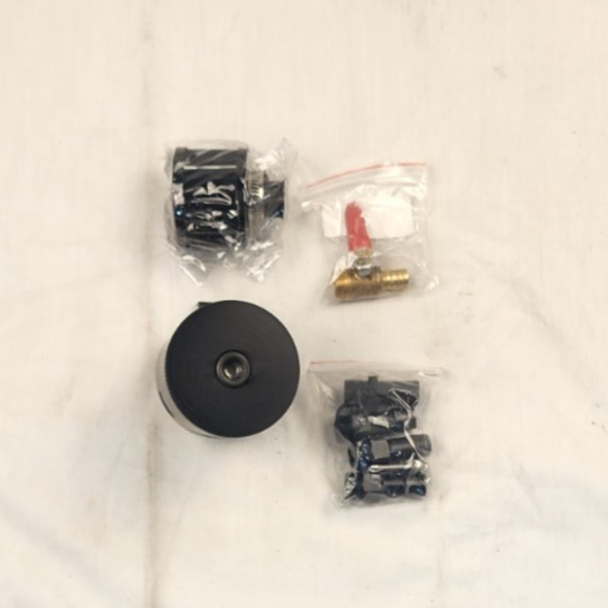 Black Aluminum 3-Port Oil Catch Can Air-Oil Separator Baffled Reservoir & Drain