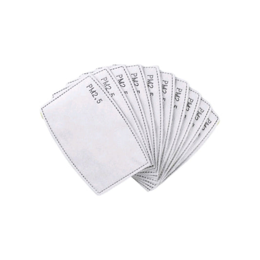 30ct 2.5 FACE MASK FILTERS Inserts 5 Layers Carbon Breathable PPE Protection