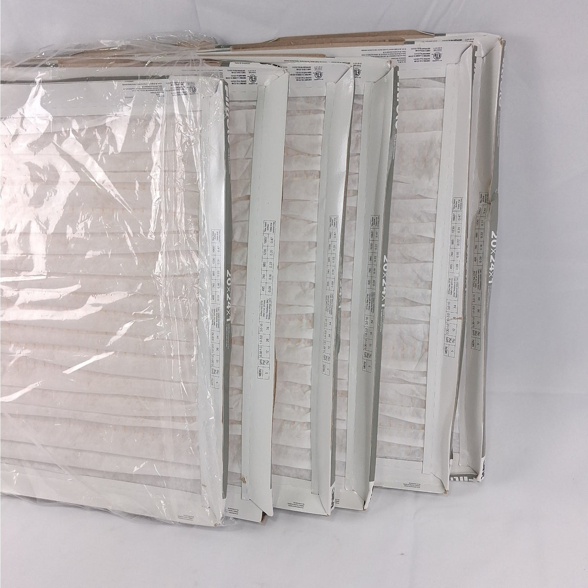 6-Pack Air Filter 20x24x1, MPR 300, MERV 5, Pleated 1-Inch Air Filters