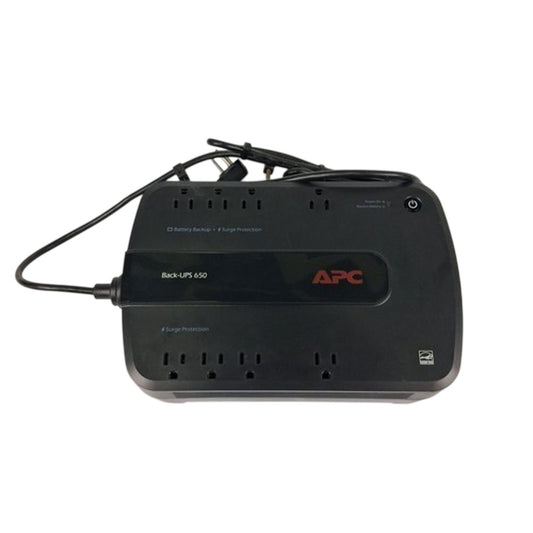 APC Back-UPS 650VA BE650G1 UPS Battery Backup Surge Protector