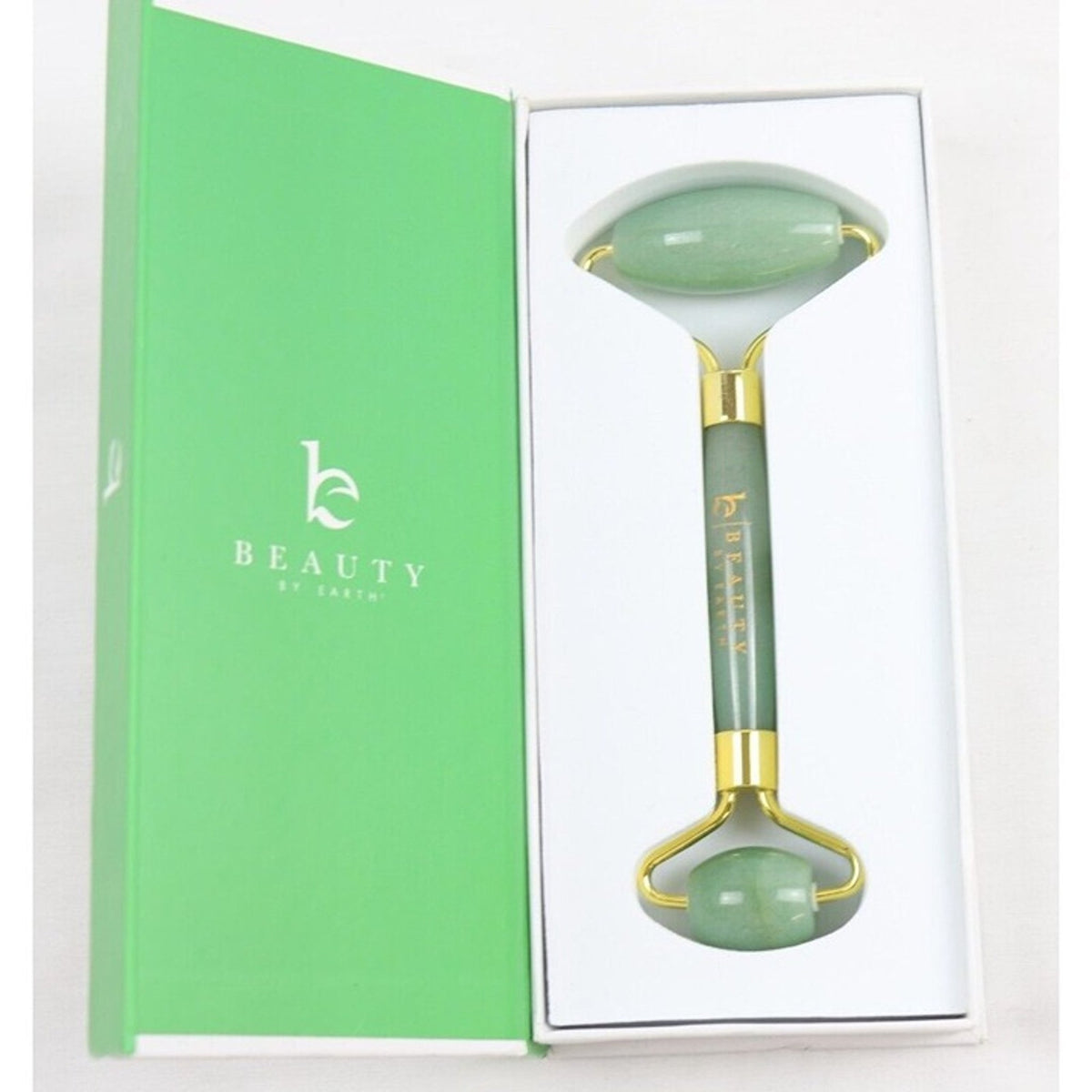 Jade Roller for Face Aventurine Stone Anti-Squeak Facial Massager Skin Care Tool