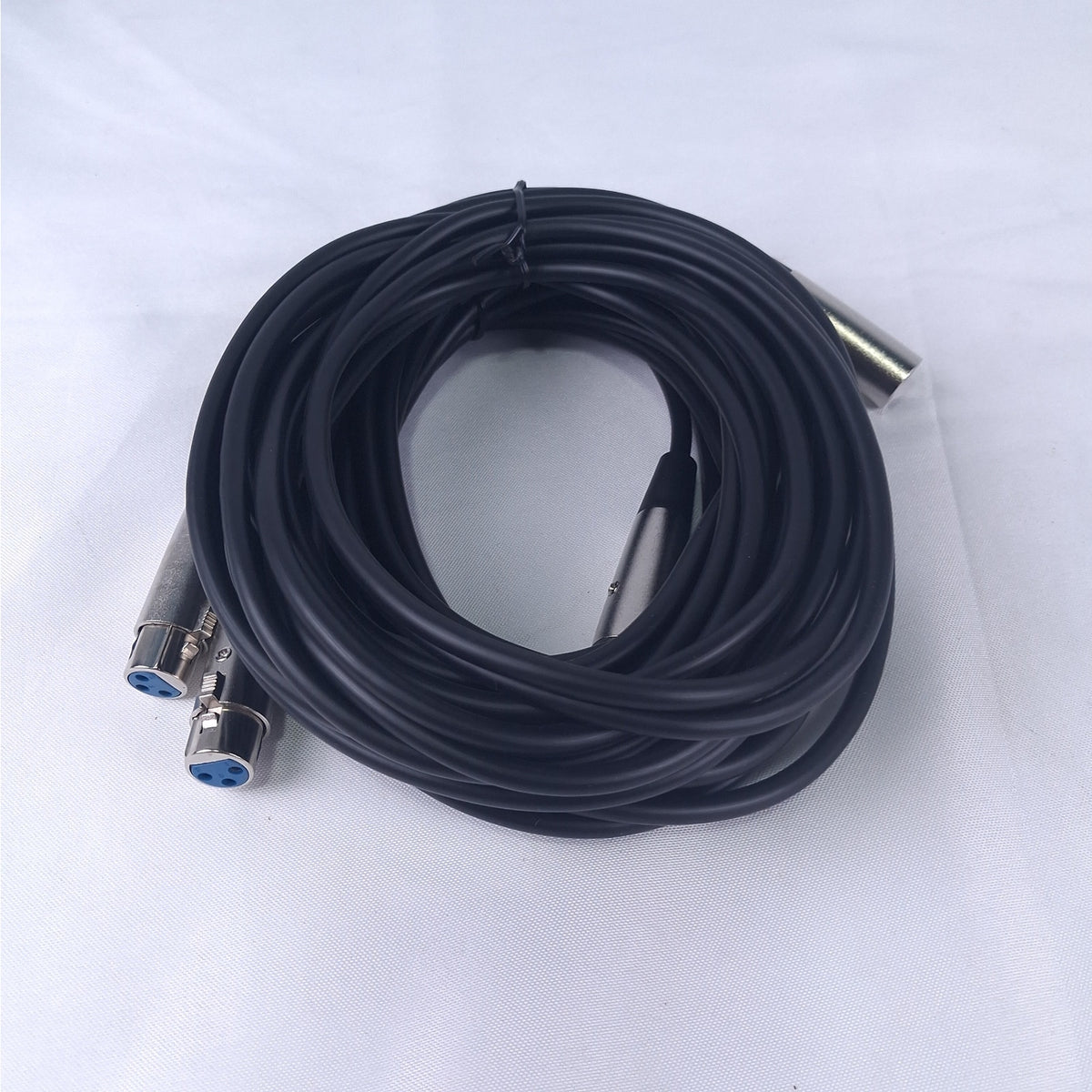 2X Seismic Audio 25' DMX Cable 3-Pin XLR Male Female Stage Lighting Wire SADMX25
