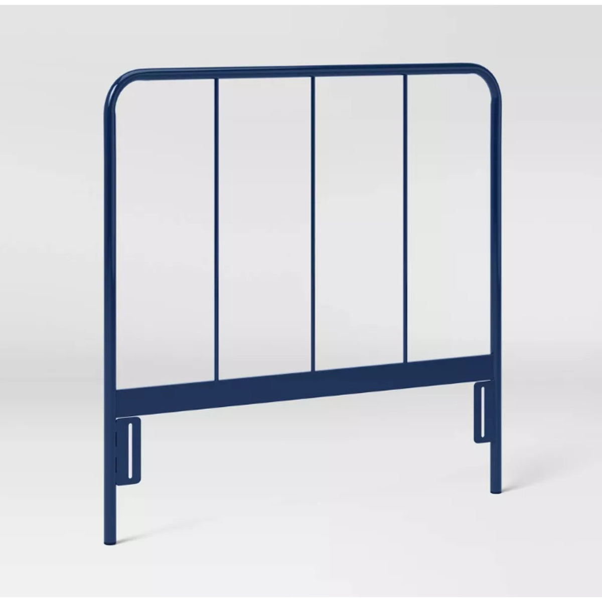 Pillowfort Kids Twin Metal Headboard Bed Frame Blue Boys Girls Curved Modern NEW