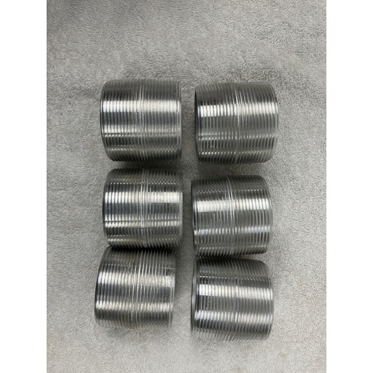 Killark 6-Pack 2" x 2" Aluminum Rigid Conduit Nipple AN-6 Electrical Fitting Lot