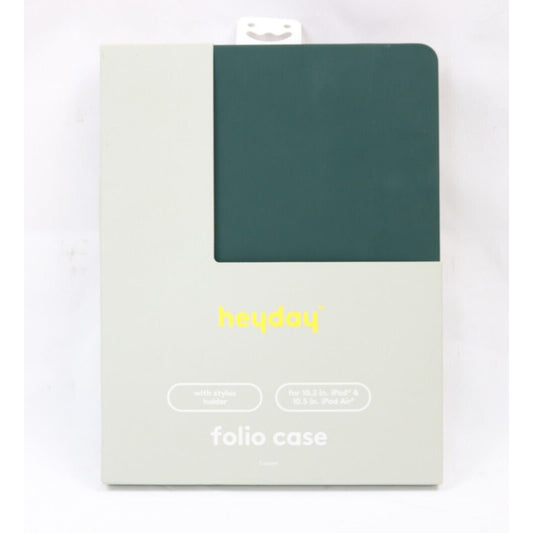 iPad Folio Case for 10.2in iPad & 10.5in iPad Air w/ Stylus Holder, Green