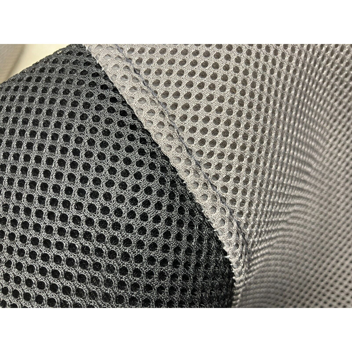 10L0L Golf Cart Front Seat Cover Grey/ Black Mesh EZGO TXT RXV Club Car DS XS