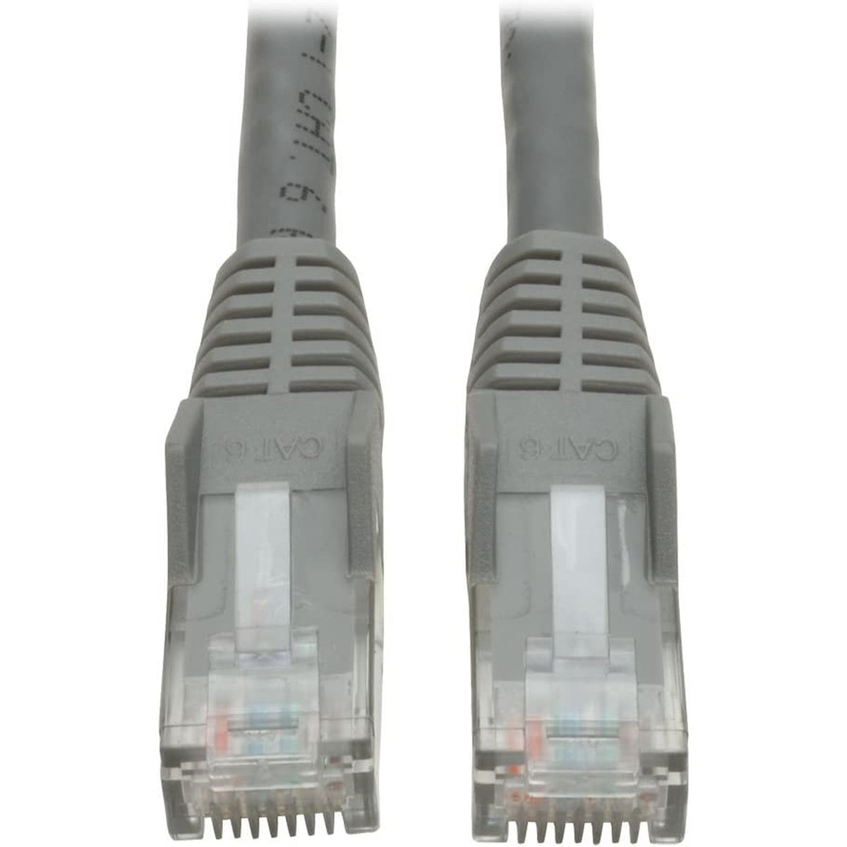Tripp Lite Cat6 Gigabit Snagless Molded Patch Cable (RJ45 M/M) - Gray, 3-Ft