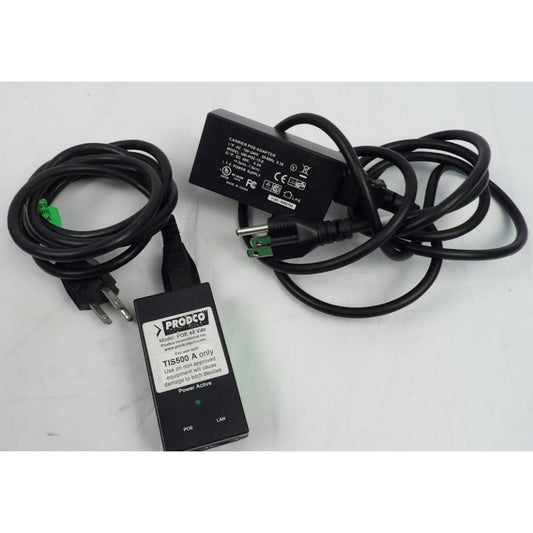 PRODCO PoE Injector 48V 0.5A Gigabit (POE-48-24W-G) 2-Pack for TIS500