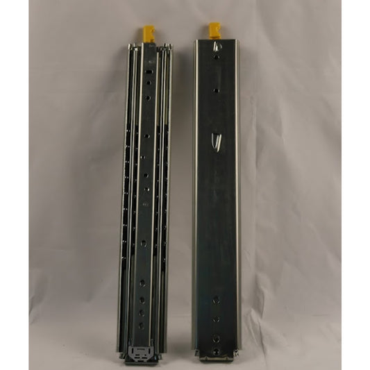 2-Sets Drawer Slides 20" Self/Closing Side Mount with 100Lbs Load Capacity