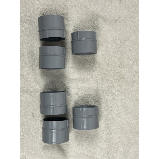 6-Pack Female Adapter, PVC, 2" Conduit Size, 2-1/8" Overall Length, 5140048