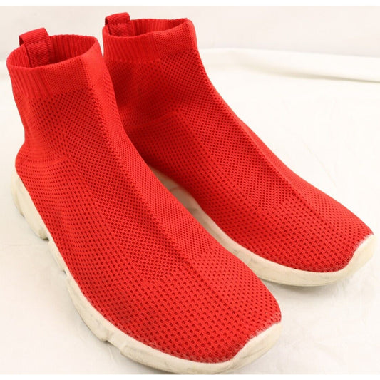 Women's Size 9.5 Socks Shoes Lightweight Comfort Workout Slip On Sneakers USED